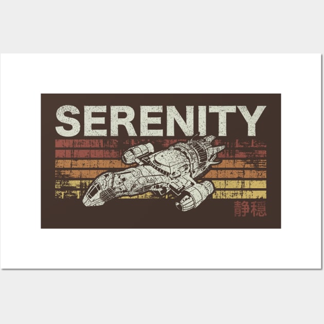 Retro Serenity Wall Art by FanFreak